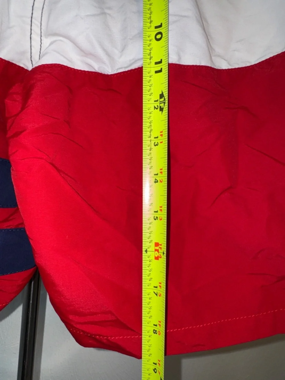 Polo by Ralph Lauren Red, White & Navy Horizontal Stripe Swim Trunks 2for$40
